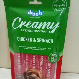 Drools Creamy Lickable Dog Treats – Chicken & Spinach