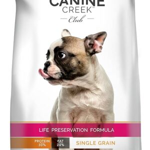 Canine Creek Club Ultra Premium Dry Dog Food - All Breed All Age Formula - Single Grain, 10 kg