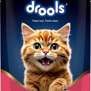 Drools Adult Cat Wet Food – Salmon Mousse (80g Pouch) | For Cats 1+ Years