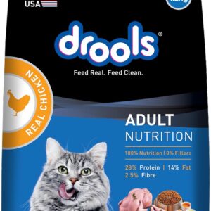 Drools Adult Dry Cat Food, Real Chicken Flavour, 1.2 kg