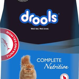 Drools Adult Dry Cat Food - Tuna and Salmon Flavour, 3kg Pack