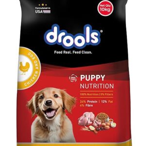 Drools Chicken and Egg Puppy Dry Dog Food - 10kg Bag