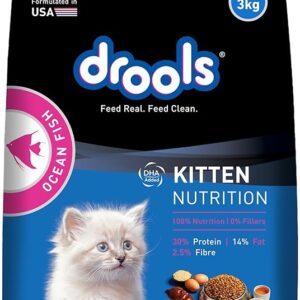 Drools Ocean Fish Kitten Dry Cat Food - 3kg Pack