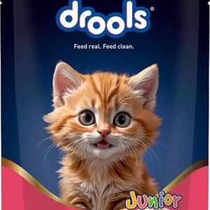 Drools Junior Kitten Wet Food – Salmon Mousse (80g Pouch)