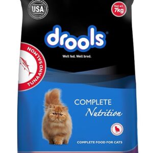 Drools Tuna & Salmon Adult Dry Cat Food – Complete Nutrition, 7kg Pack