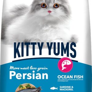 Kitty Yums Persian Adult Dry Cat Food – Ocean Fish (Sardine & Mackerel), 7kg Pack