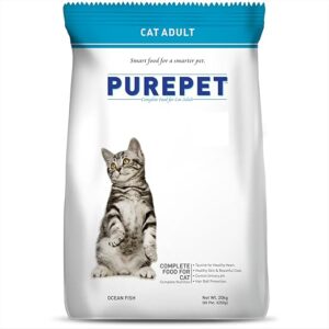 Purepet Ocean Fish Adult Dry Cat Food – 20kg (Pack of 80 x 250g Inner Pouches)