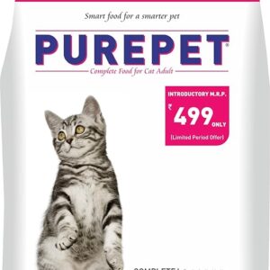 Purepet Adult Dry Cat Food - Tuna and Salmon Flavour (2.8kg Pack)