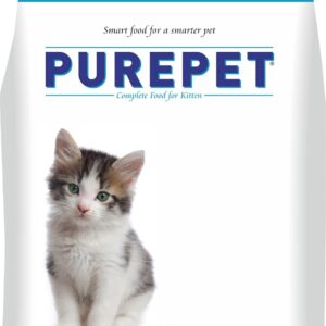 Purepet Kitten Dry Cat Food (1-12 Months) – Ocean Fish Flavor, 3kg Pack
