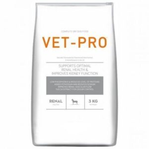 Vet-Pro Renal Adult Dog Food – 3 kg | Kidney Health & Renal Function Support
