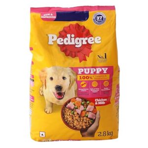 Pedigree Puppy Dry Dog Food - Chicken & Milk Flavor (2.8 kg Pack)