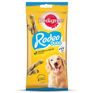 Pedigree Rodeo Duos Dog Treats - Chicken & Bacon Flavor (123g Pack)